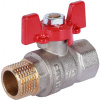 Кран шаровой 1 2 ВН НР, ручка бабочка ROMMER RBV-0004-2210215
