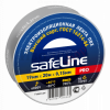 Изолента ПВХ серо-стальная 19мм 20м Safeline