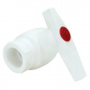 Кран шаровый ПП D40 MeerPlast